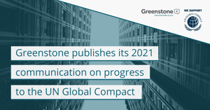 2021 Greenstone's Communication on Progress