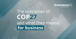 The outcomes of COP27 and what they mean for business