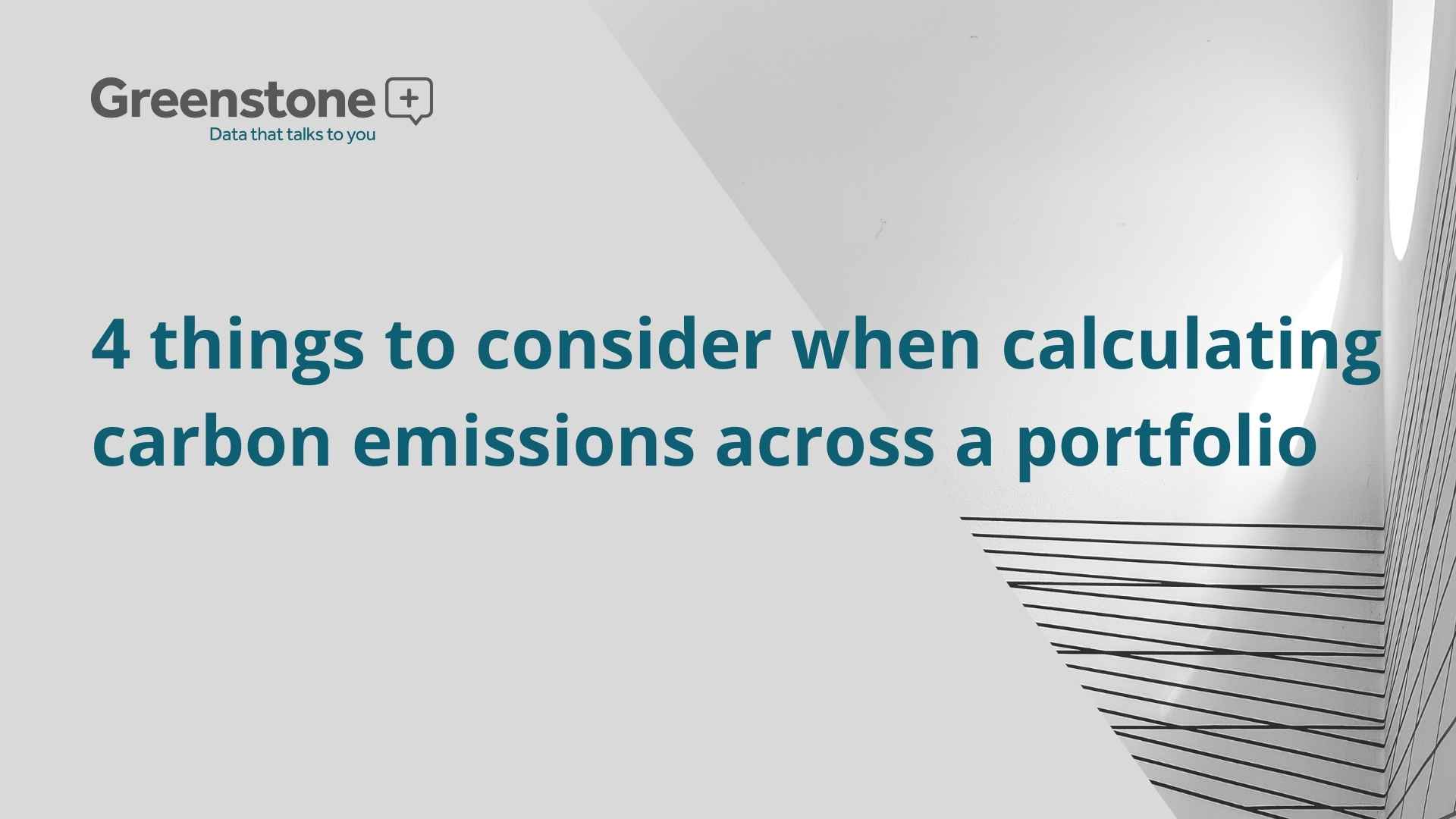 4 things to consider when calculating GHG emissions across a portfolio