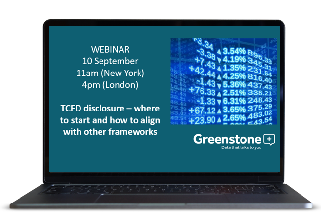 Webinar: TCFD disclosure – where to start and how to align it with other frameworks
