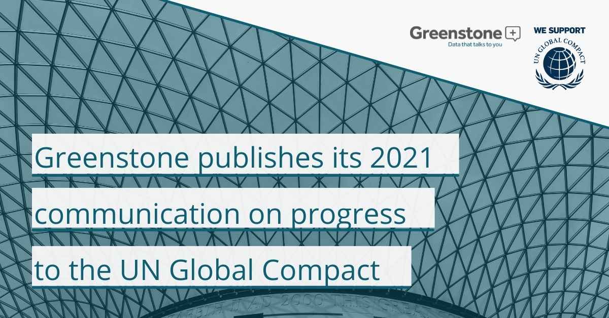 Greenstone's Communication on Progress 2021