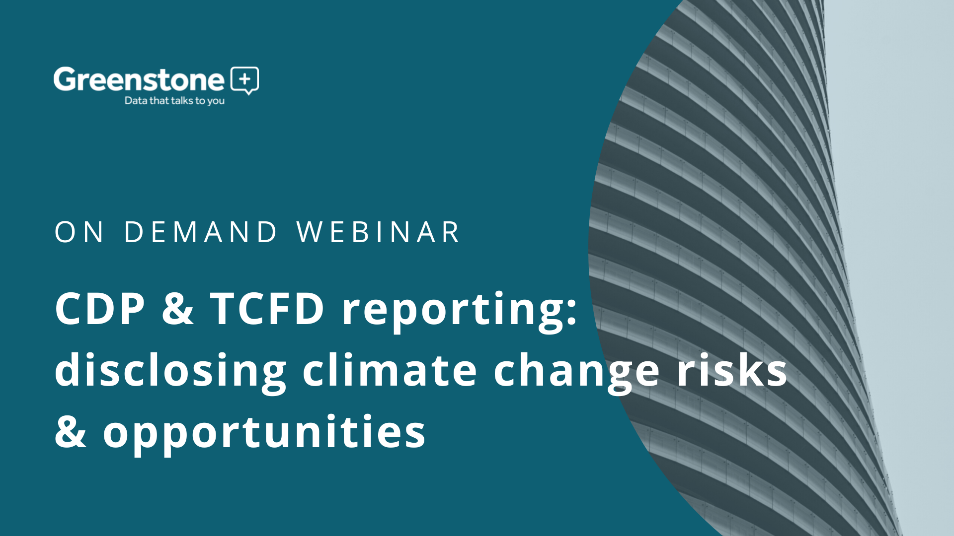 CDP & TCFD reporting: disclosing climate change risks & opportunities
