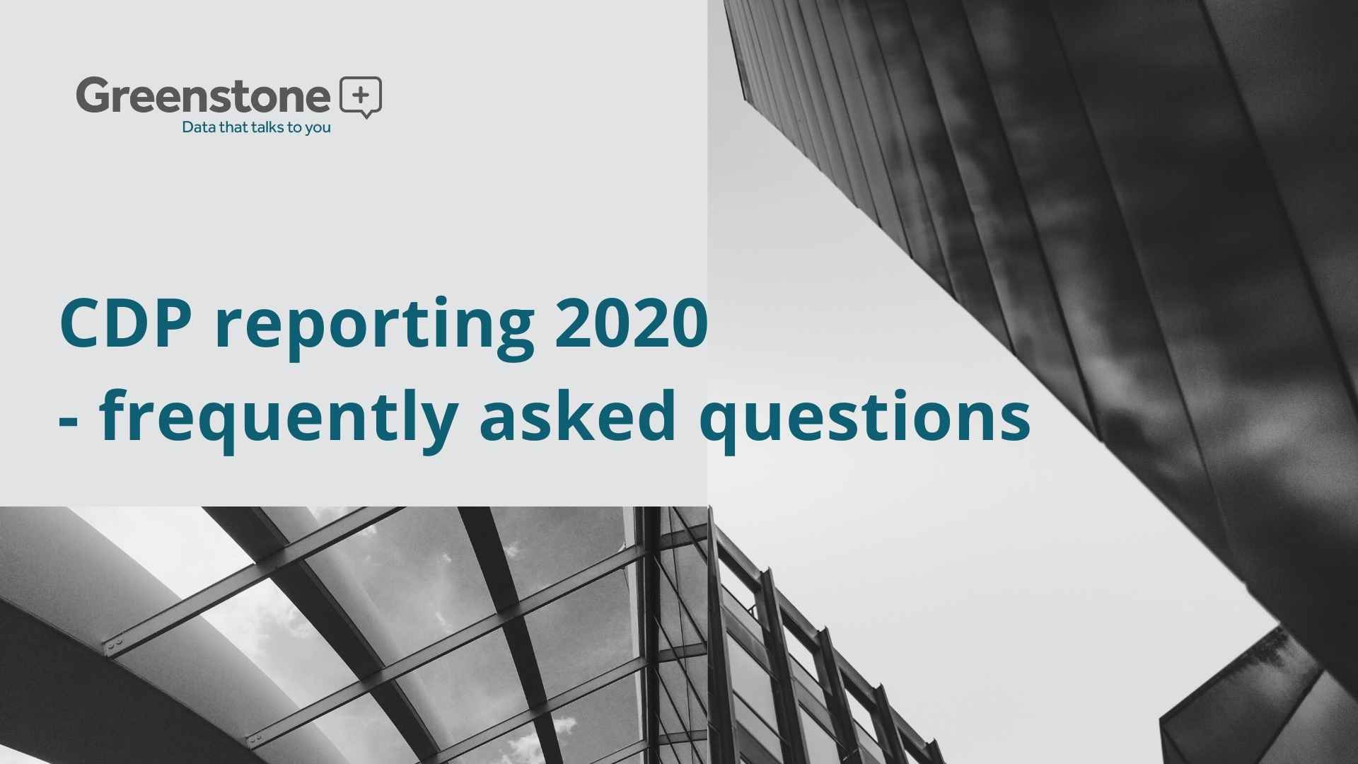 CDP reporting 2020 – frequently asked questions