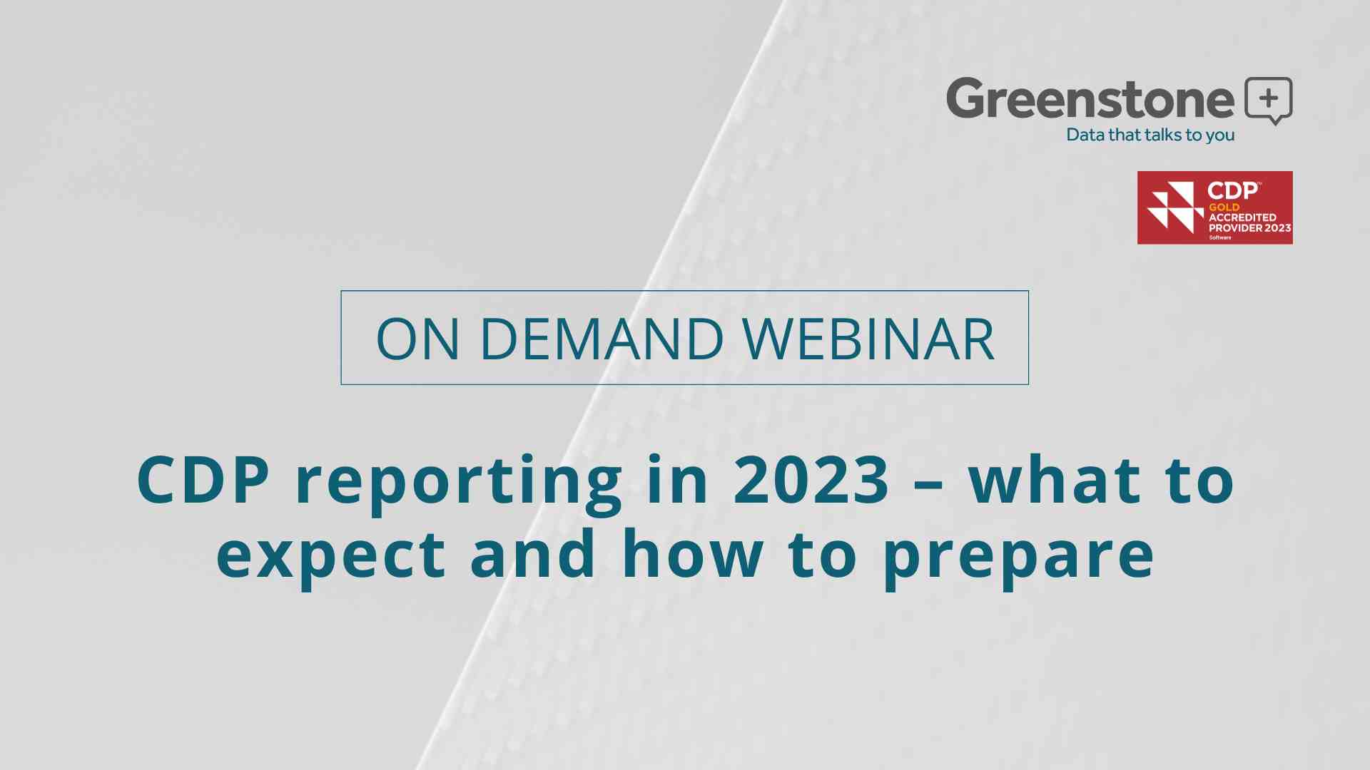 CDP reporting in 2023 – what to expect and how to prepare
