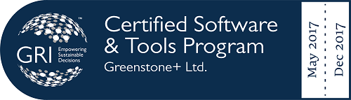 Greenstone software completes GRI Standards certification