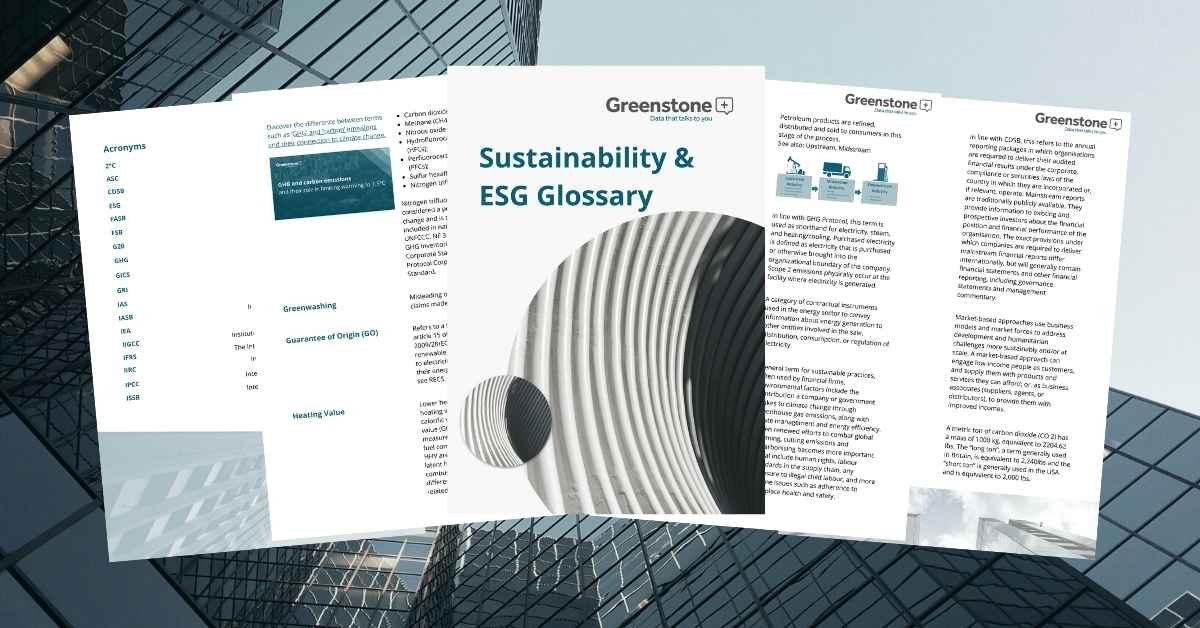 Greenstone publishes glossary for Sustainability & ESG professionals
