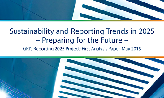 GRI publishes paper on future trends in sustainability reporting