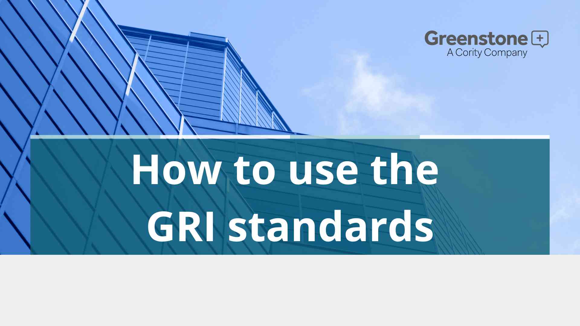 How to use the GRI standards