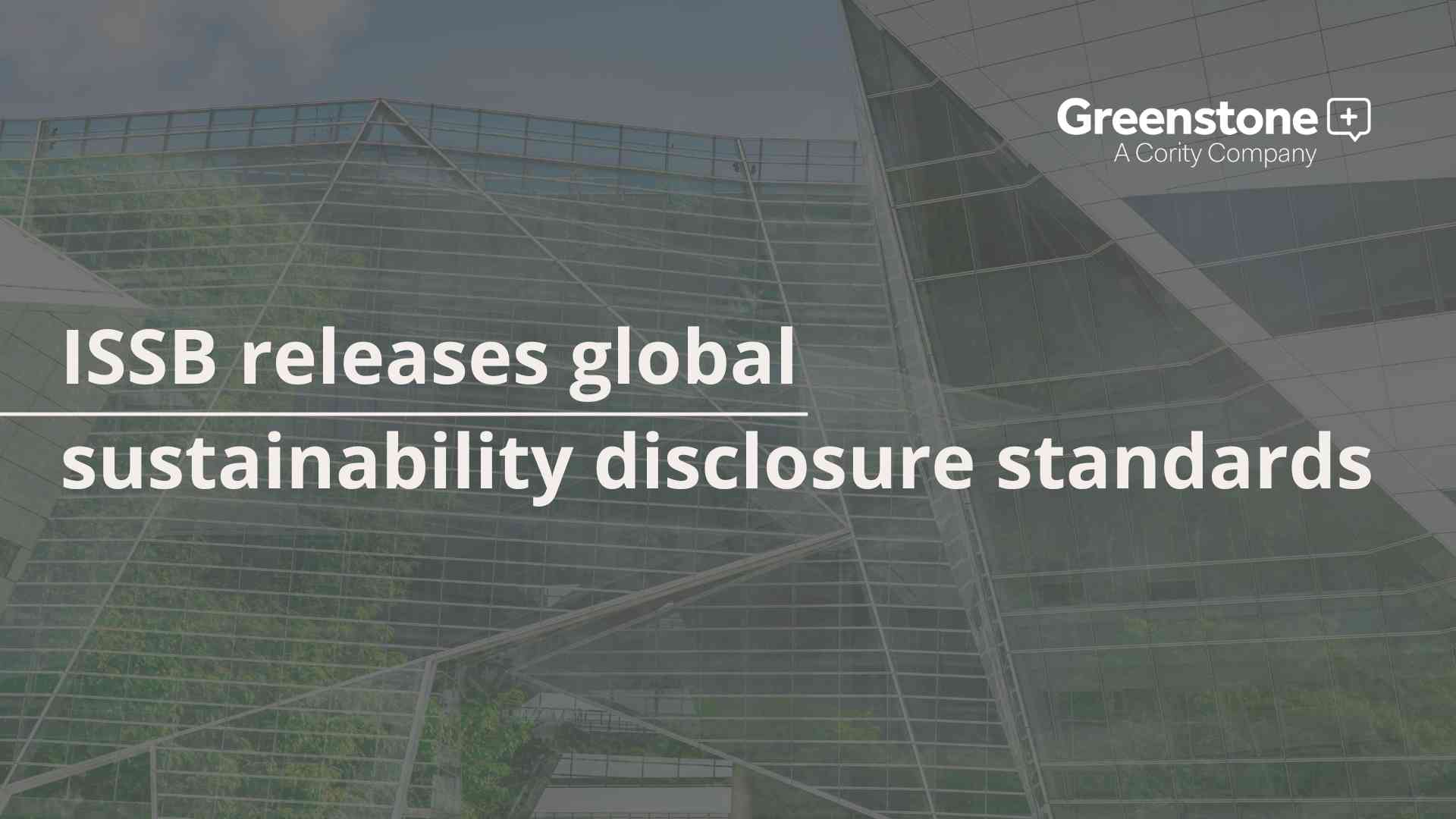 ISSB releases global sustainability disclosure standards
