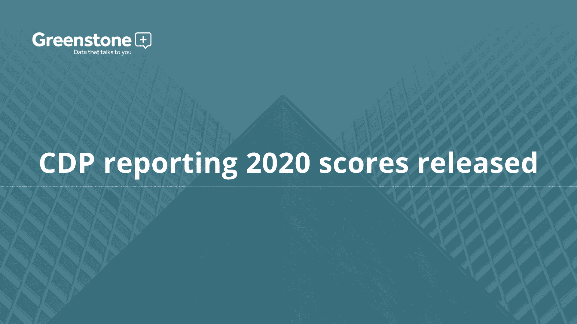 CDP reporting 2020 scores released