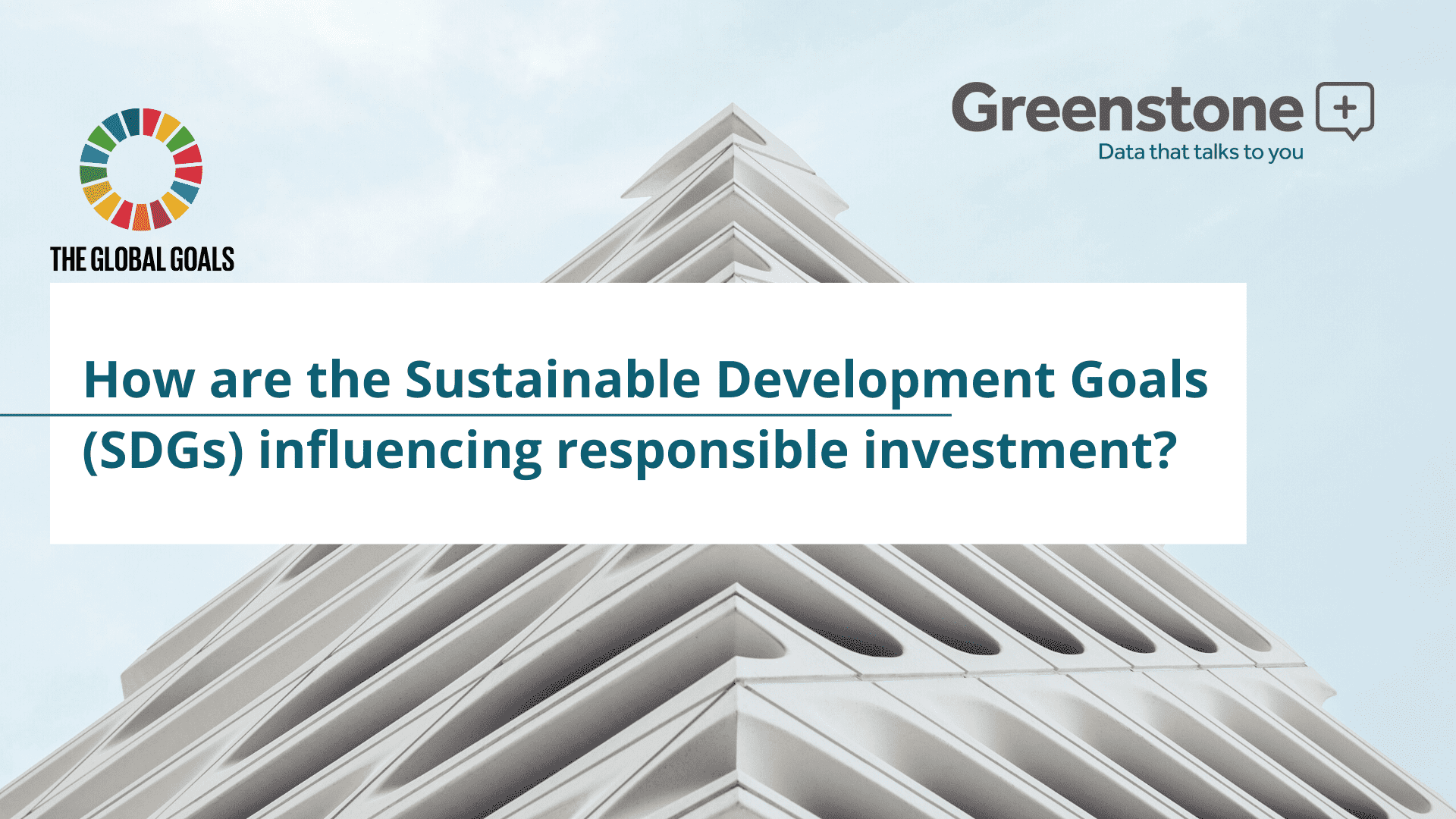 How are the Sustainable Development Goals (SDGs) influencing responsible investment?