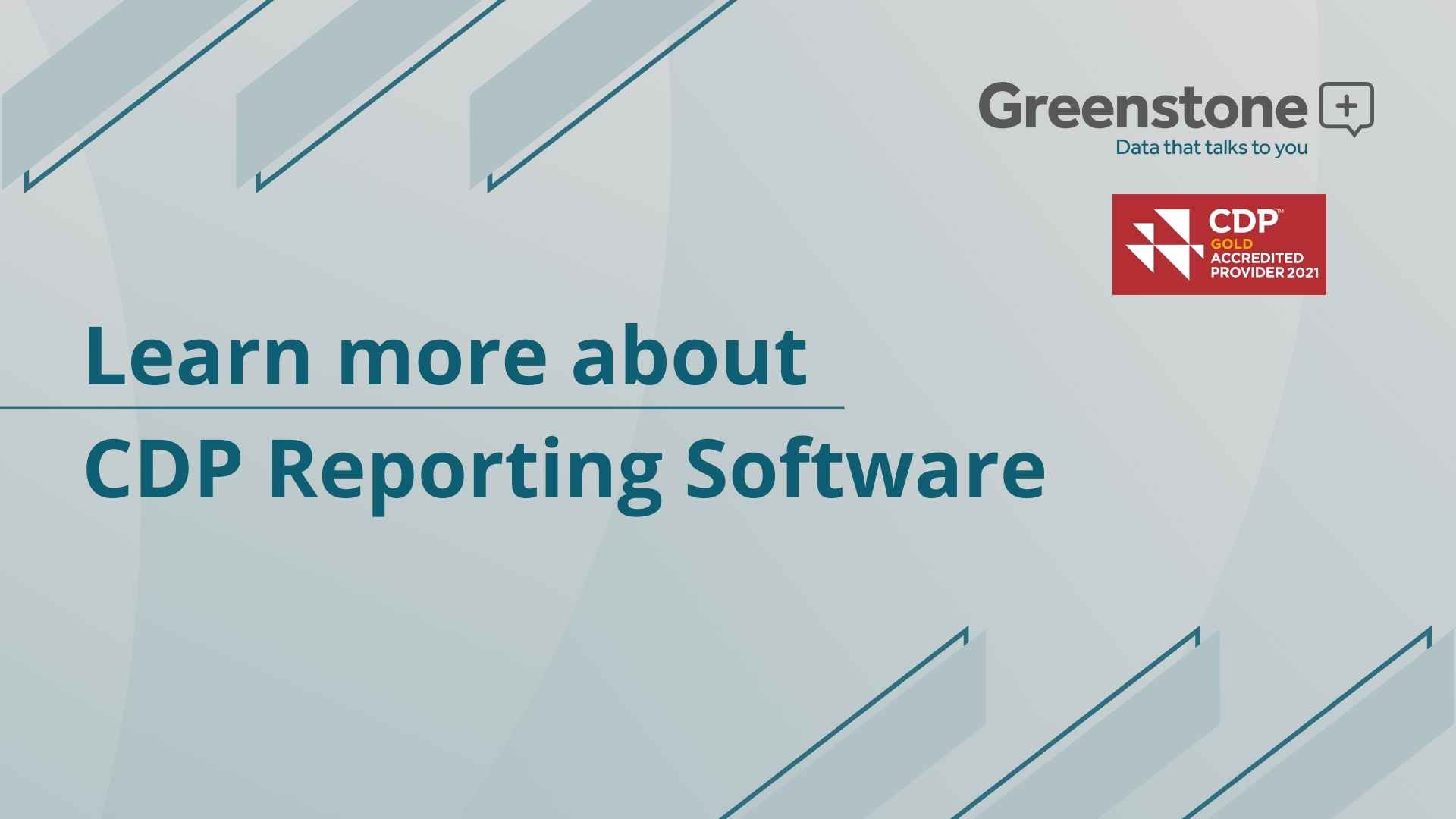 Greenstone & CDP reporting software