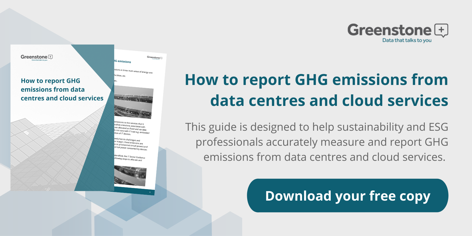 How to report GHG emissions from data centres and cloud services