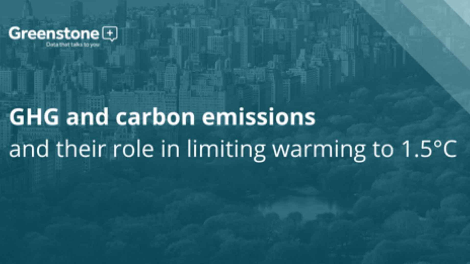 GHG and carbon emissions and their role in limiting warming to 1.5°C