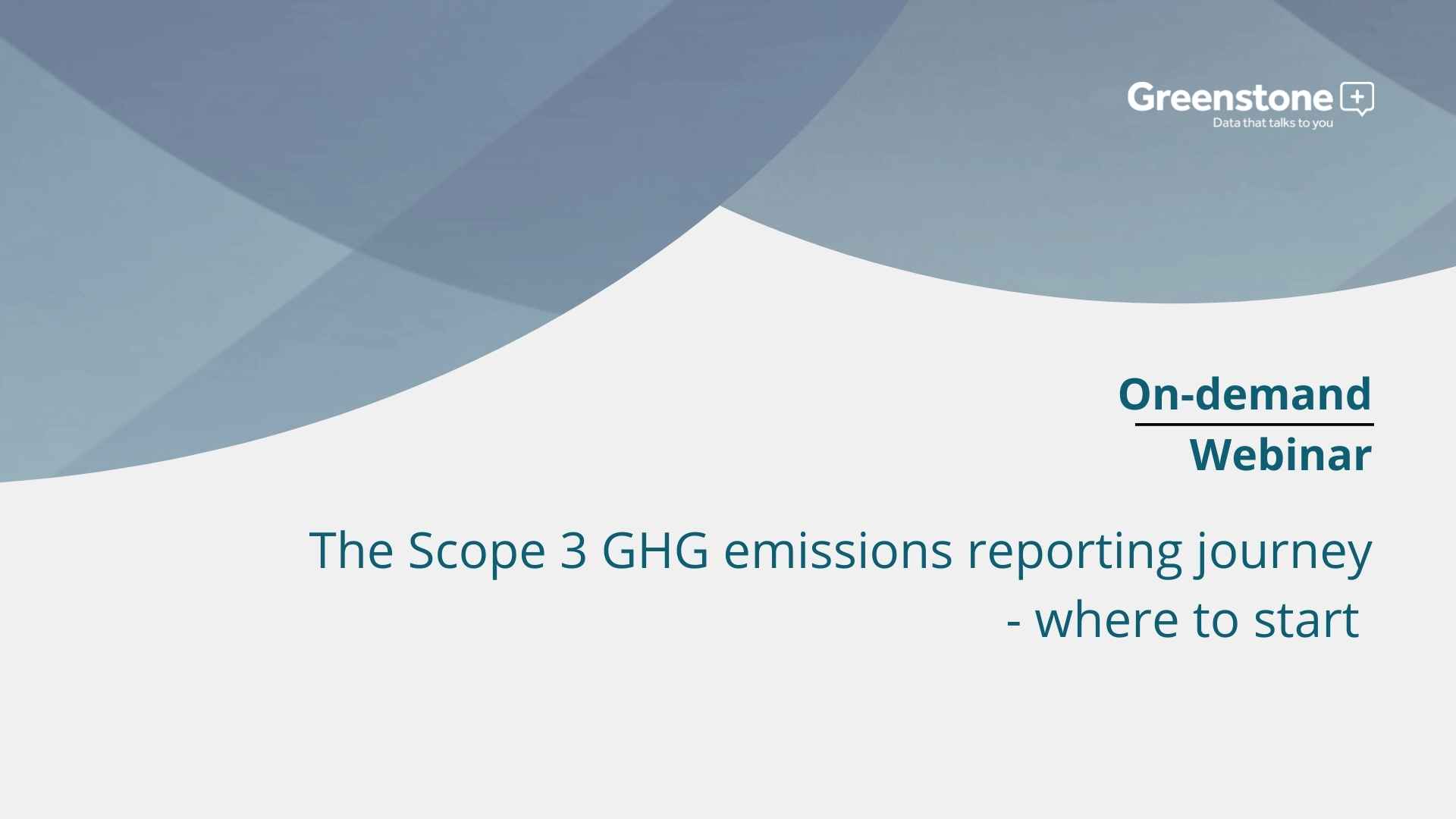 The Scope 3 GHG emissions reporting journey: where to start 