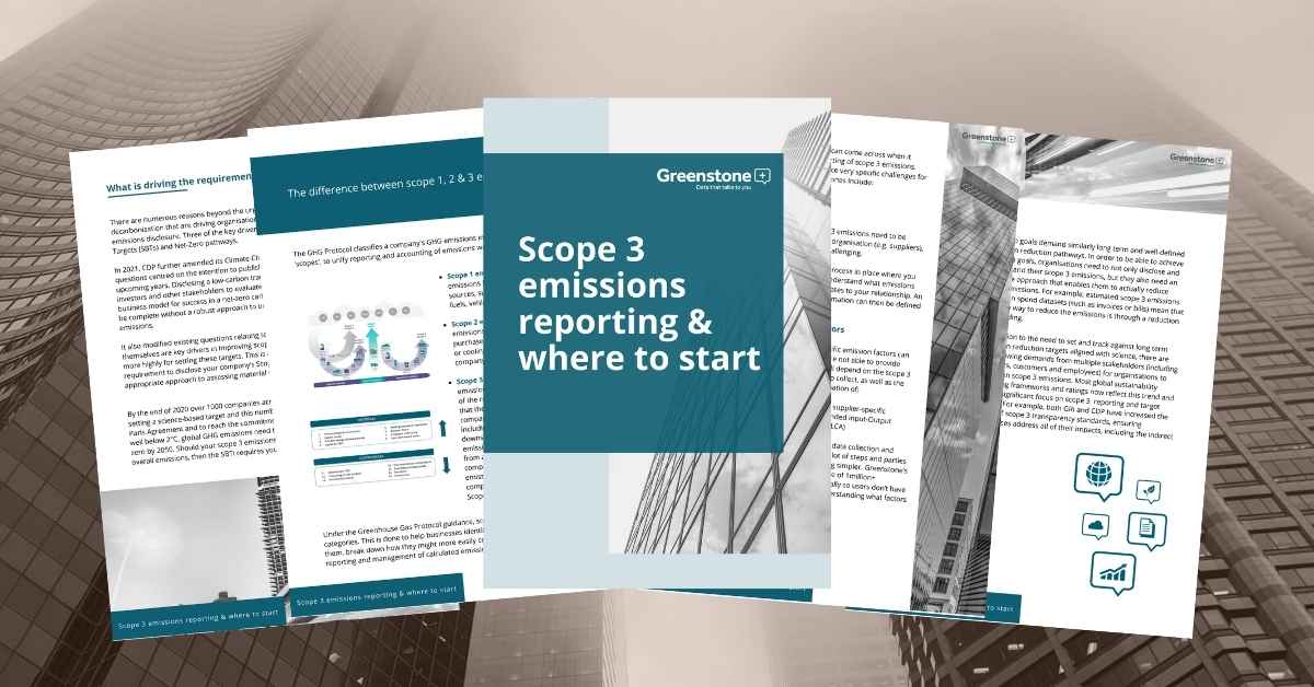 Greenstone publishes scope 3 emissions reporting guide