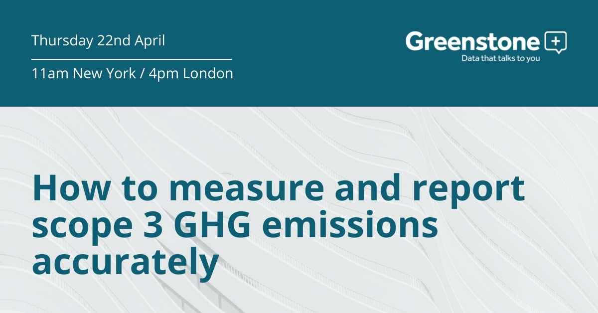 How to measure and report scope 3 GHG emissions accurately - webinar