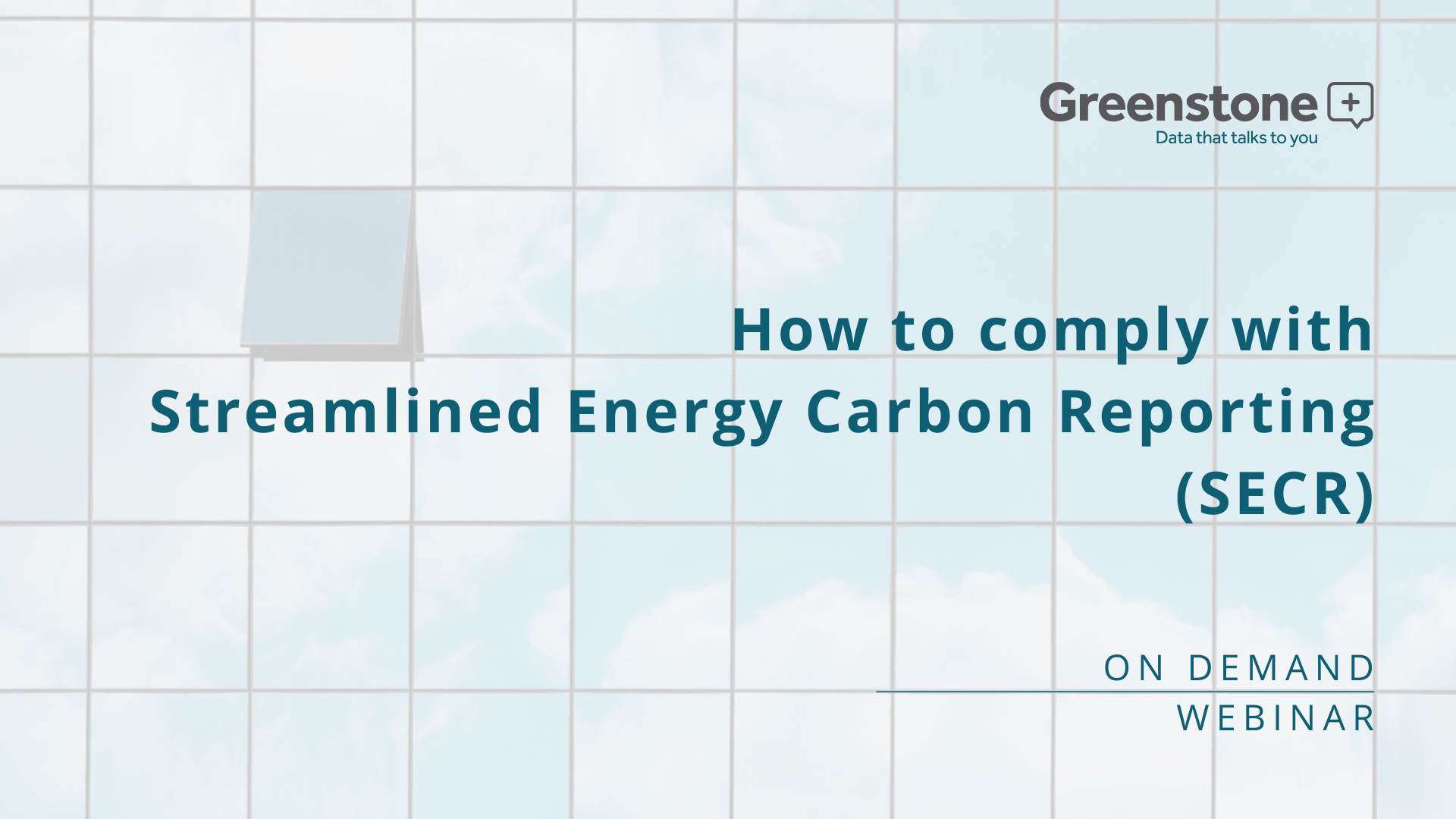 How to comply with Streamlined Energy Carbon Reporting (SECR)